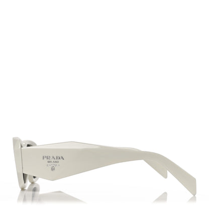 Prada Acetate Symbole Sunglasses SPR 17W White White 7 of 14