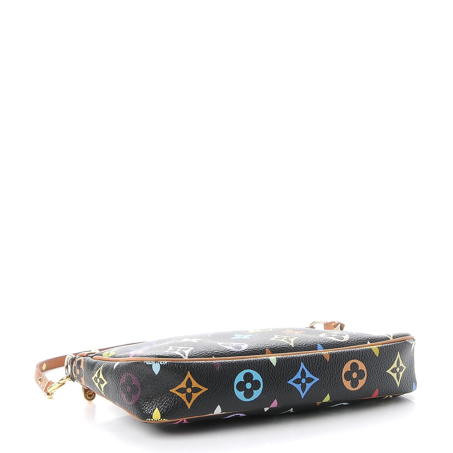 Monogram Multicolor Pochette Accessories Black