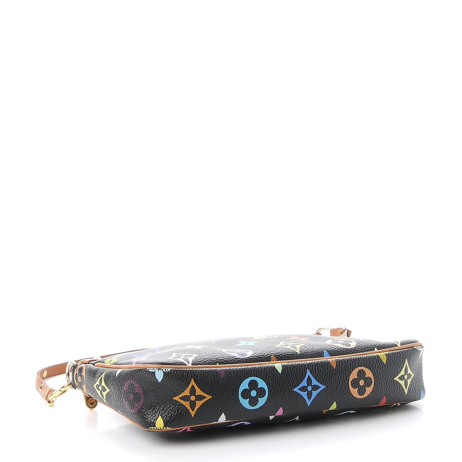 Louis Vuitton Monogram Multicolor Pochette Accessories Black 4 of 11