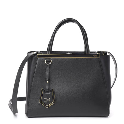 Fendi Vitello Elite Petite 2Jours Tote Black 1 of 8