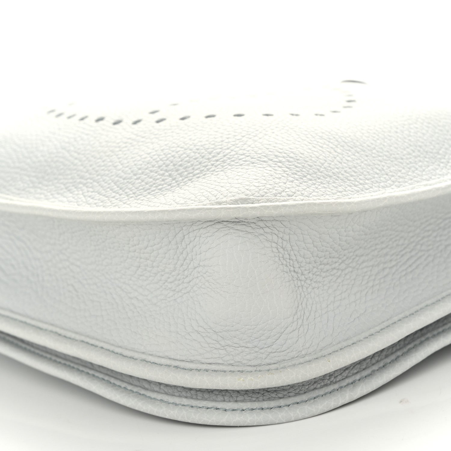 Hermes Taurillon Clemence Evelyne III PM Bleu Pale 10 of 11