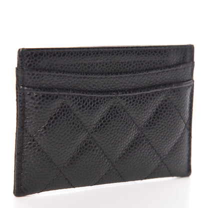 Chanel Caviar Quilted Card Holder Black 3 of 9