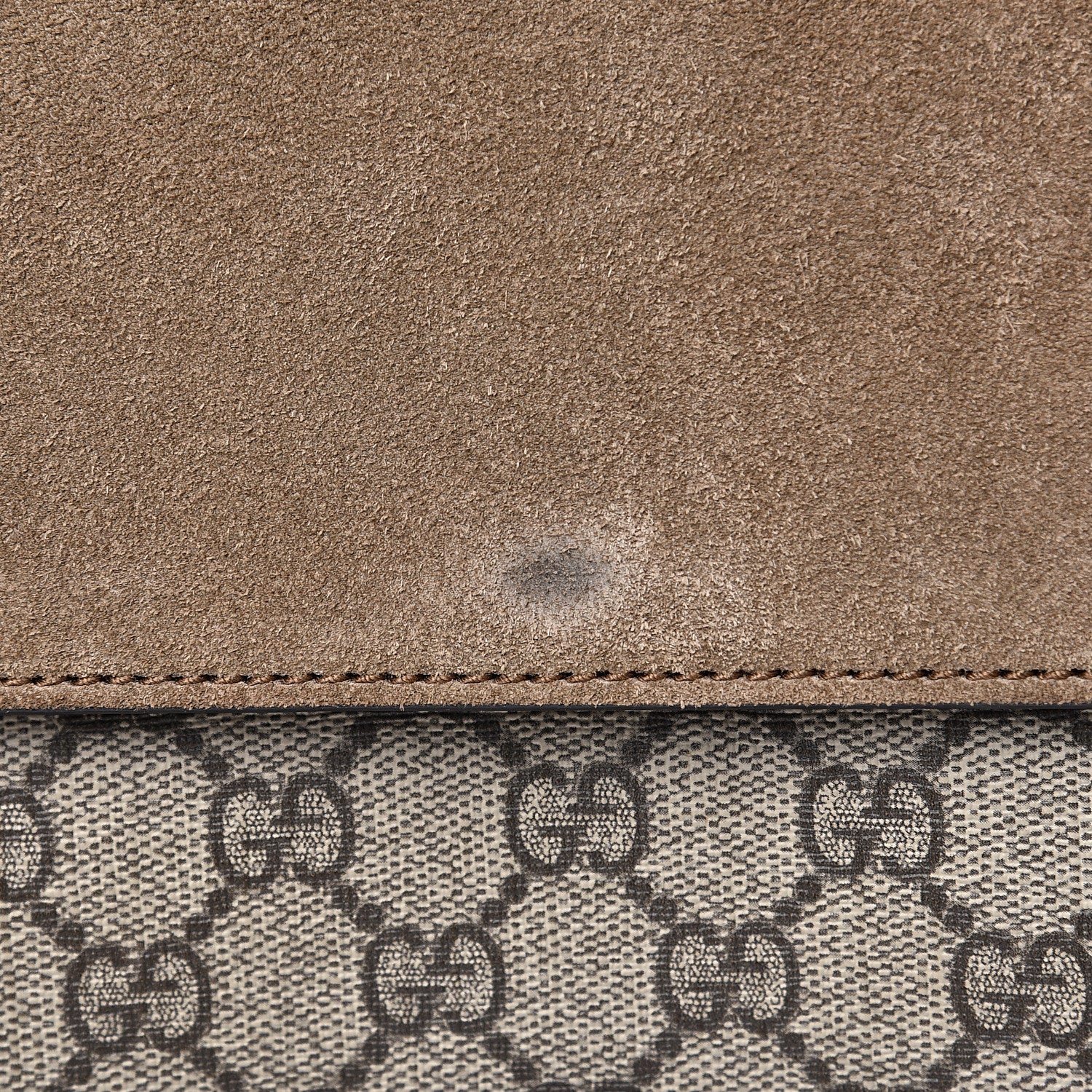 Gucci GG Supreme Monogram Small Dionysus Shoulder Bag Taupe 10 of 15