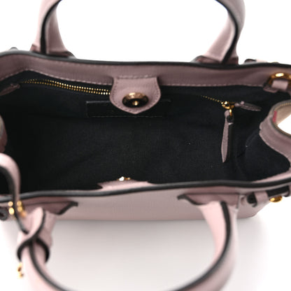 Burberry Grainy Calfskin House Check Small Banner Tote Pale Orchid 5 of 10
