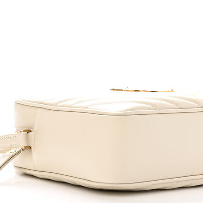 Saint Laurent Calfskin Matelasse Monogram Lou Camera Bag Crema Soft 8 of 12