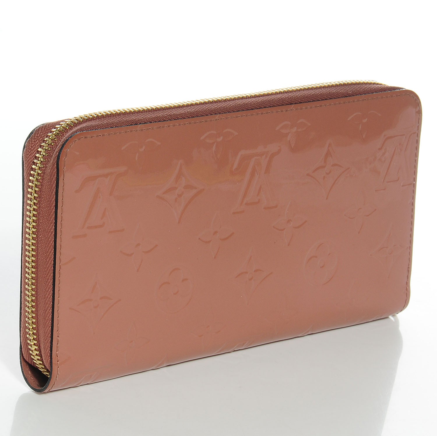 Louis Vuitton Vernis Zippy Wallet Rose Velours 3 of 8
