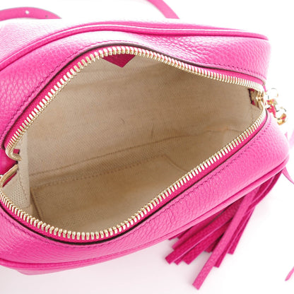 Gucci Cellarius Calfskin Small Soho Disco Bag Bright Bouganville 5 of 7