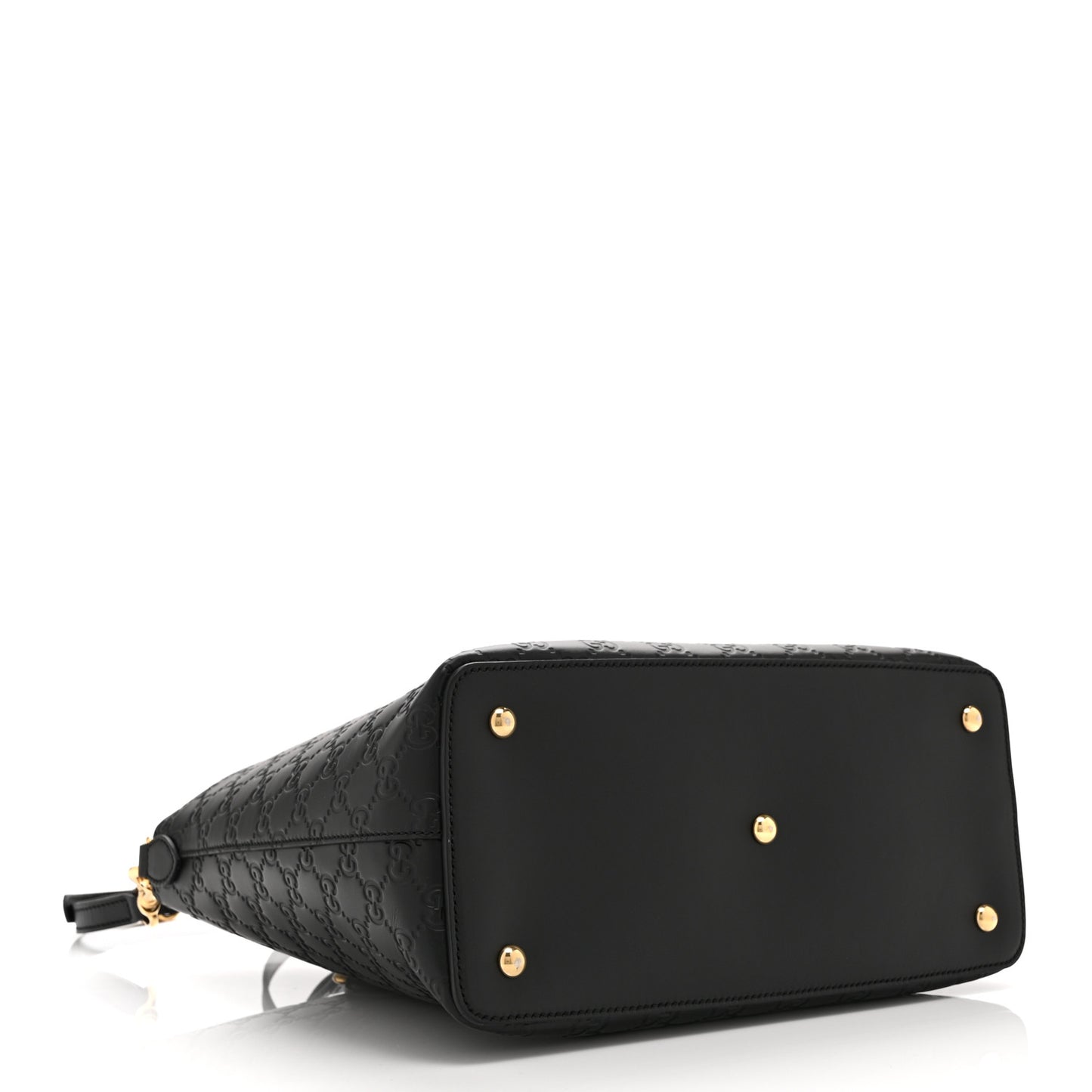 Guccissima Linea A Foldover Tote Black