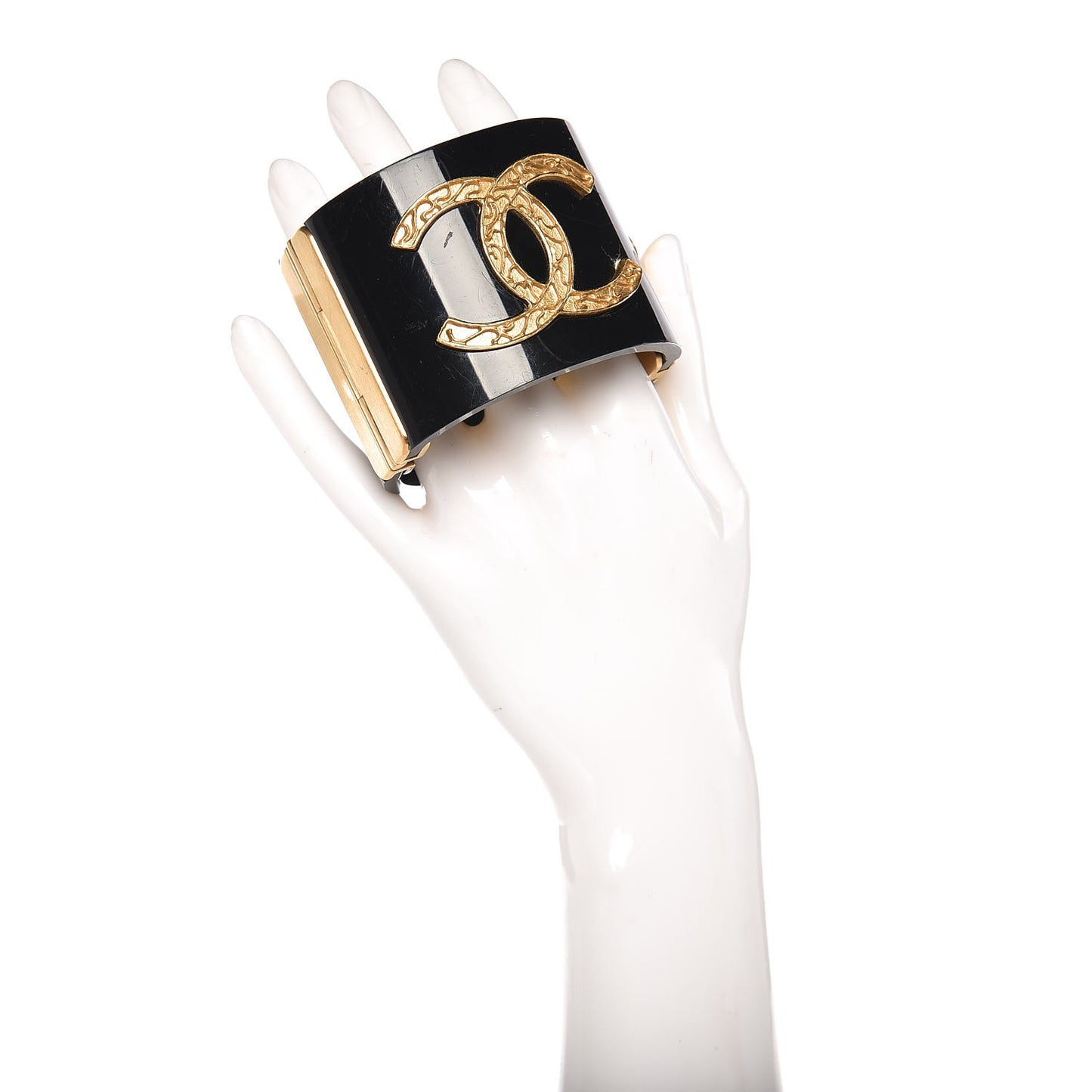 Resin CC Cuff Black Gold