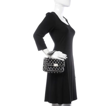Valentino Garavani Lambskin Small Free Rockstud Spike Shoulder Bag Black 3 of 8
