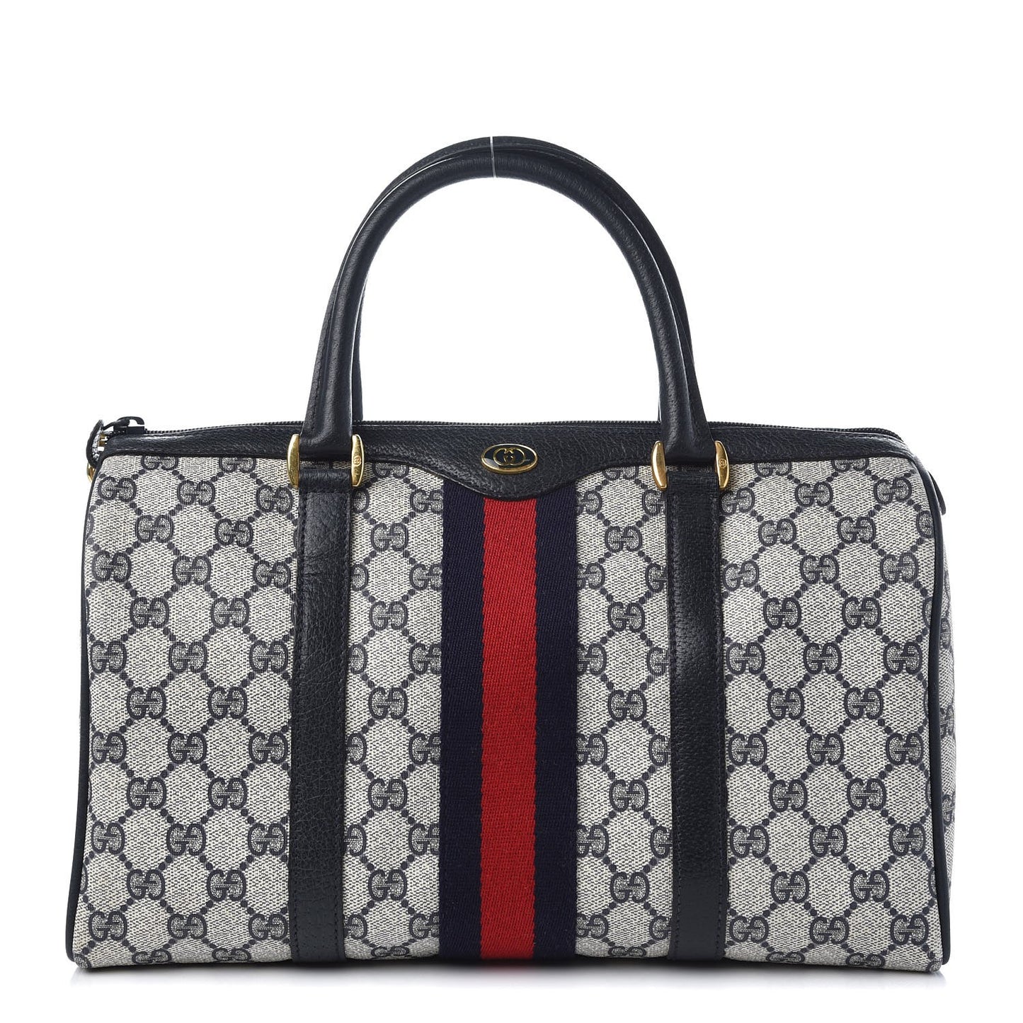 Monogram Web Boston Navy