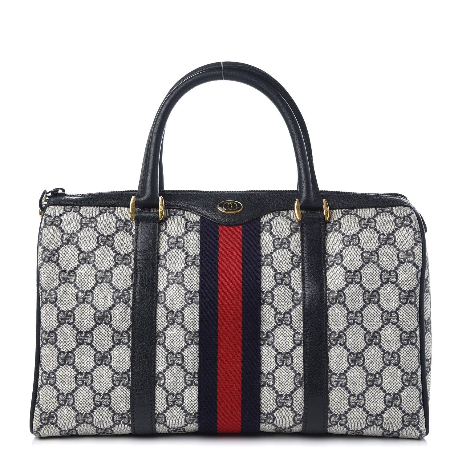Gucci Monogram Web Boston Navy 1 of 10