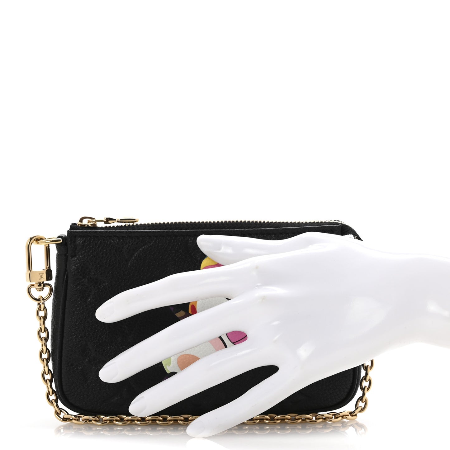LV X TM Empreinte Monogram Mini Pochette Accessories Black Multicolor