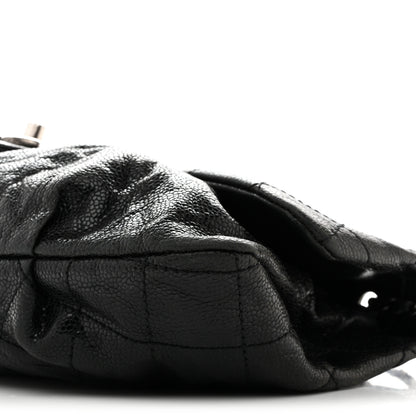 Chanel Caviar Quilted Medium Elastic Flap Black 10 of 16