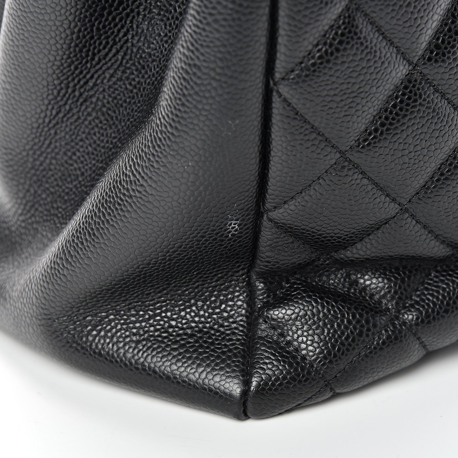 Chanel Caviar Quilted XL Grand Shopping Tote GST Black 12 of 16
