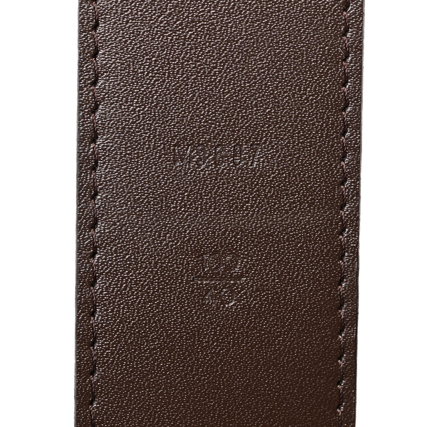 Damier Ebene 40mm LV Initiales Belt 100 40