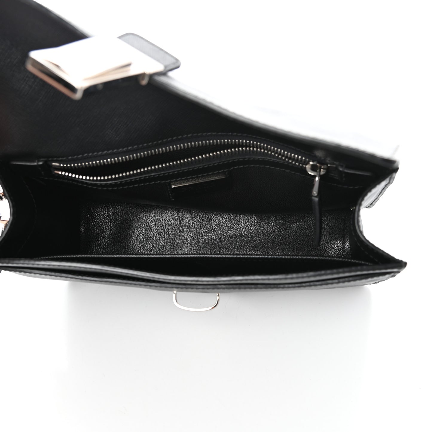 Saffiano Travel Wristlet Black