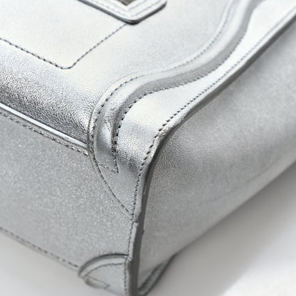 Celine Laminated Lambskin Nano Luggage Silver 11 of 11