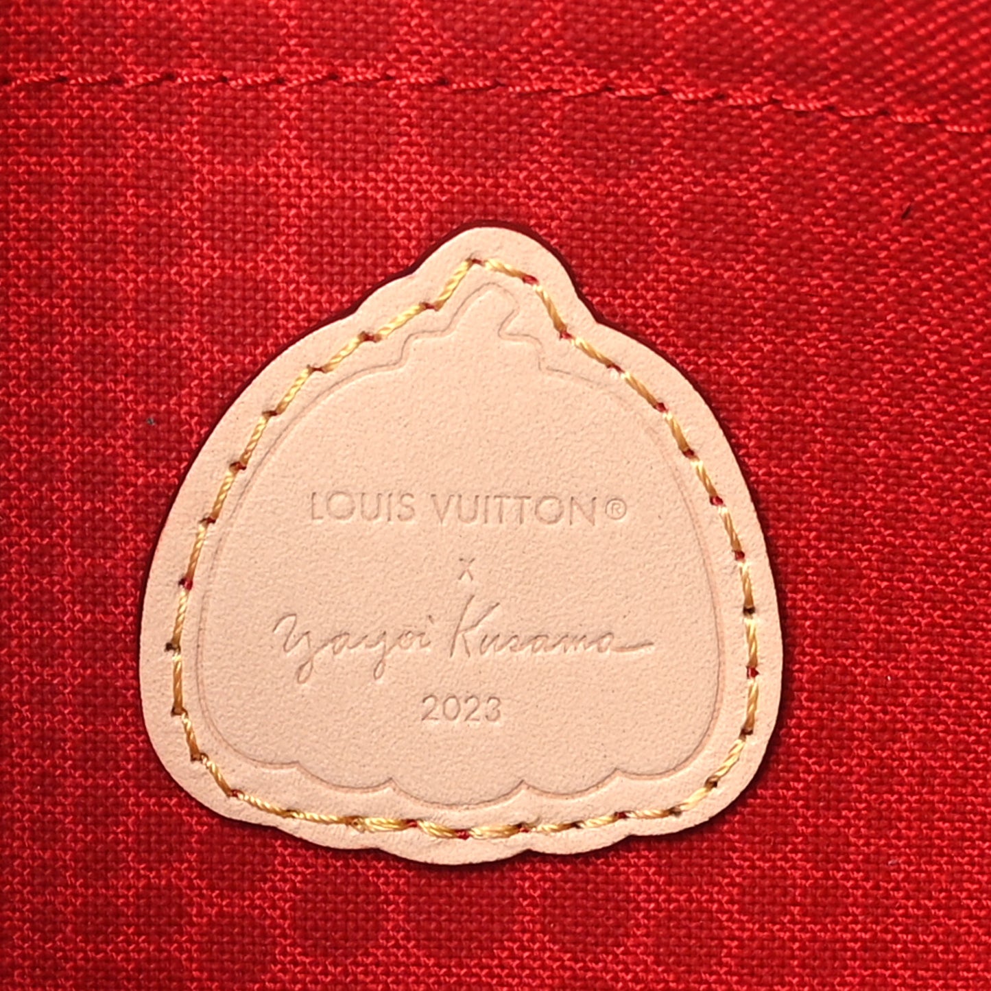 x YK Monogram Painted Dots Neverfull MM Pochette