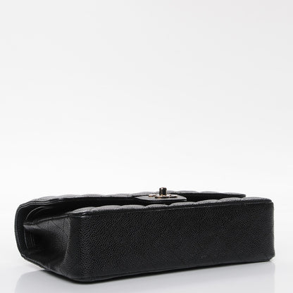 Chanel Caviar Quilted Medium Double Flap Black 4 of 8