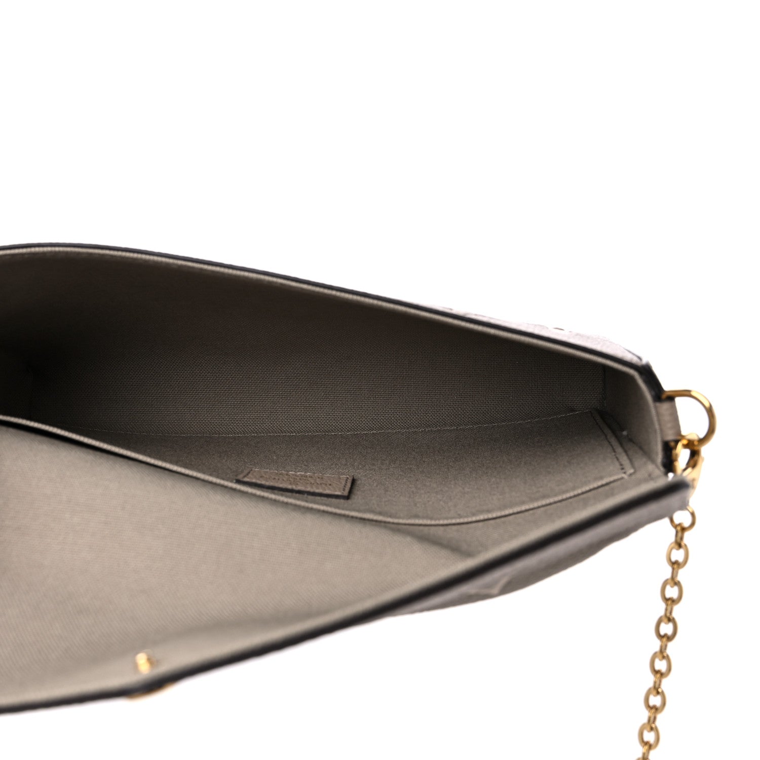 Louis Vuitton Empreinte Monogram Giant Felicie Pochette Tourterelle Creme 6 of 11
