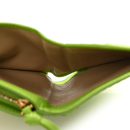 Bottega Veneta Nappa Intrecciato Bifold Zip Wallet Mela 6 of 10