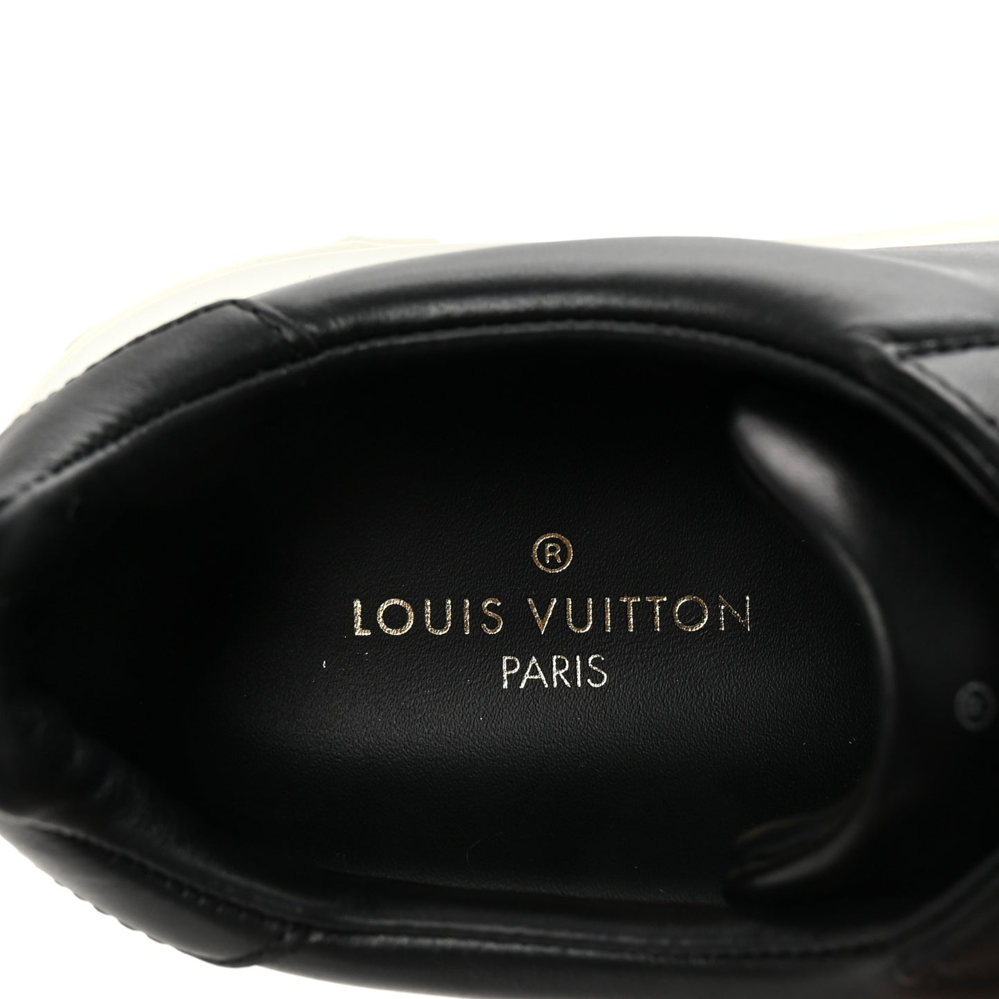 Calfskin Time Out Sneakers 35.5 Black
