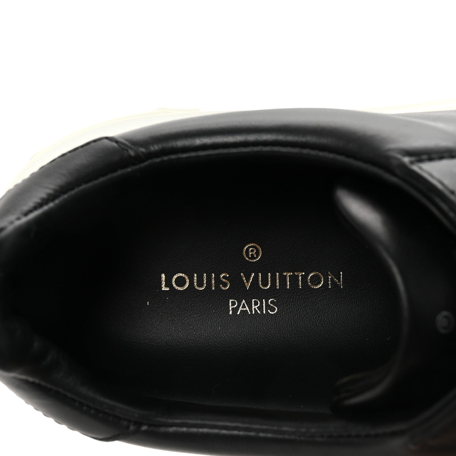 Louis Vuitton Calfskin Time Out Sneakers 35.5 Black 8 of 9