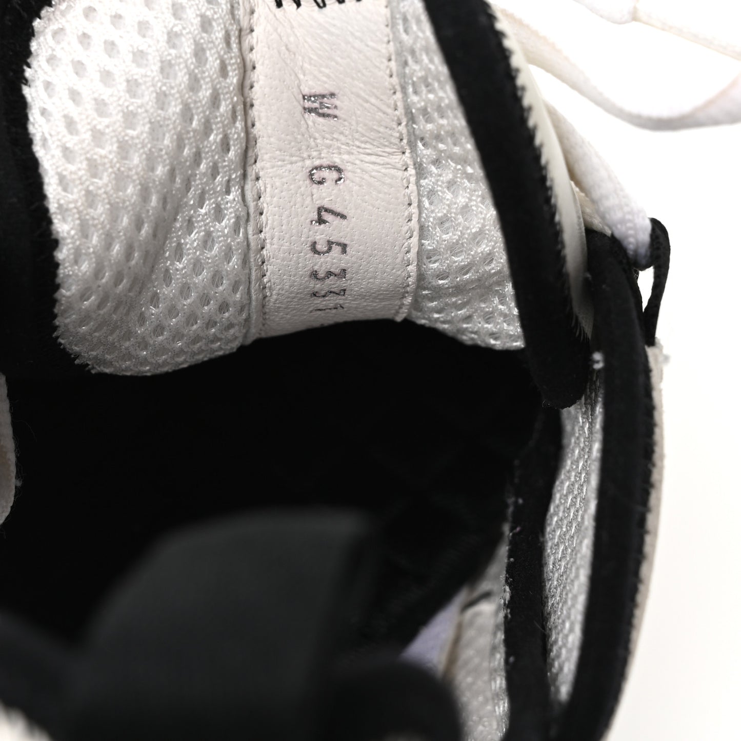 Suede Calfskin Nylon Grosgrain CC Sneakers 37 White