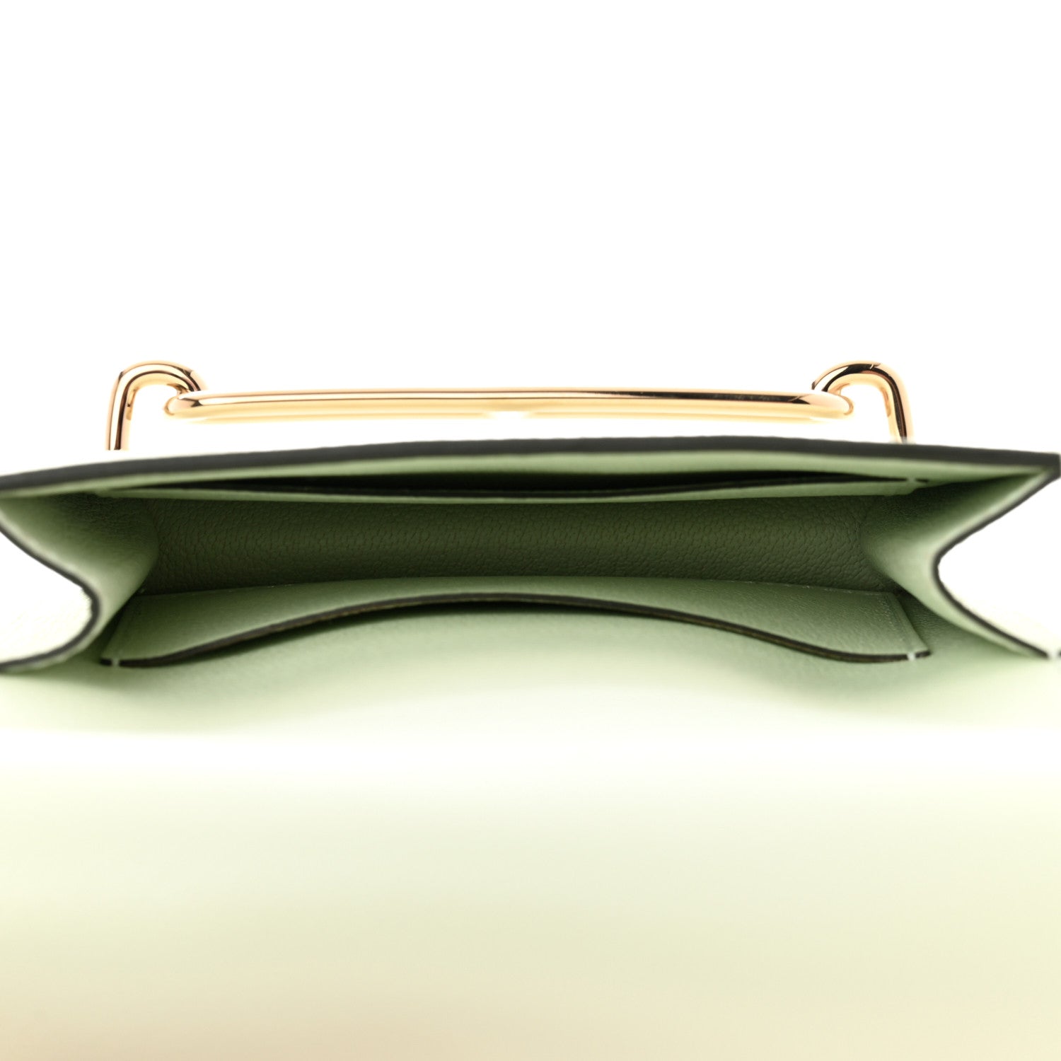 Hermes Evercolor Roulis Slim Wallet Vert Fizz 6 of 9