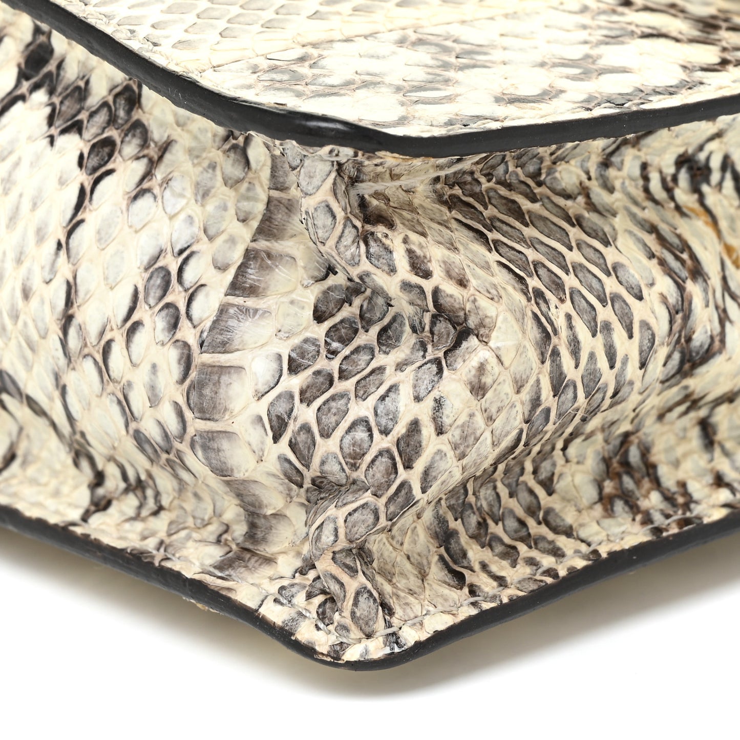 Snakeskin Rebel Crossbody Bag Black