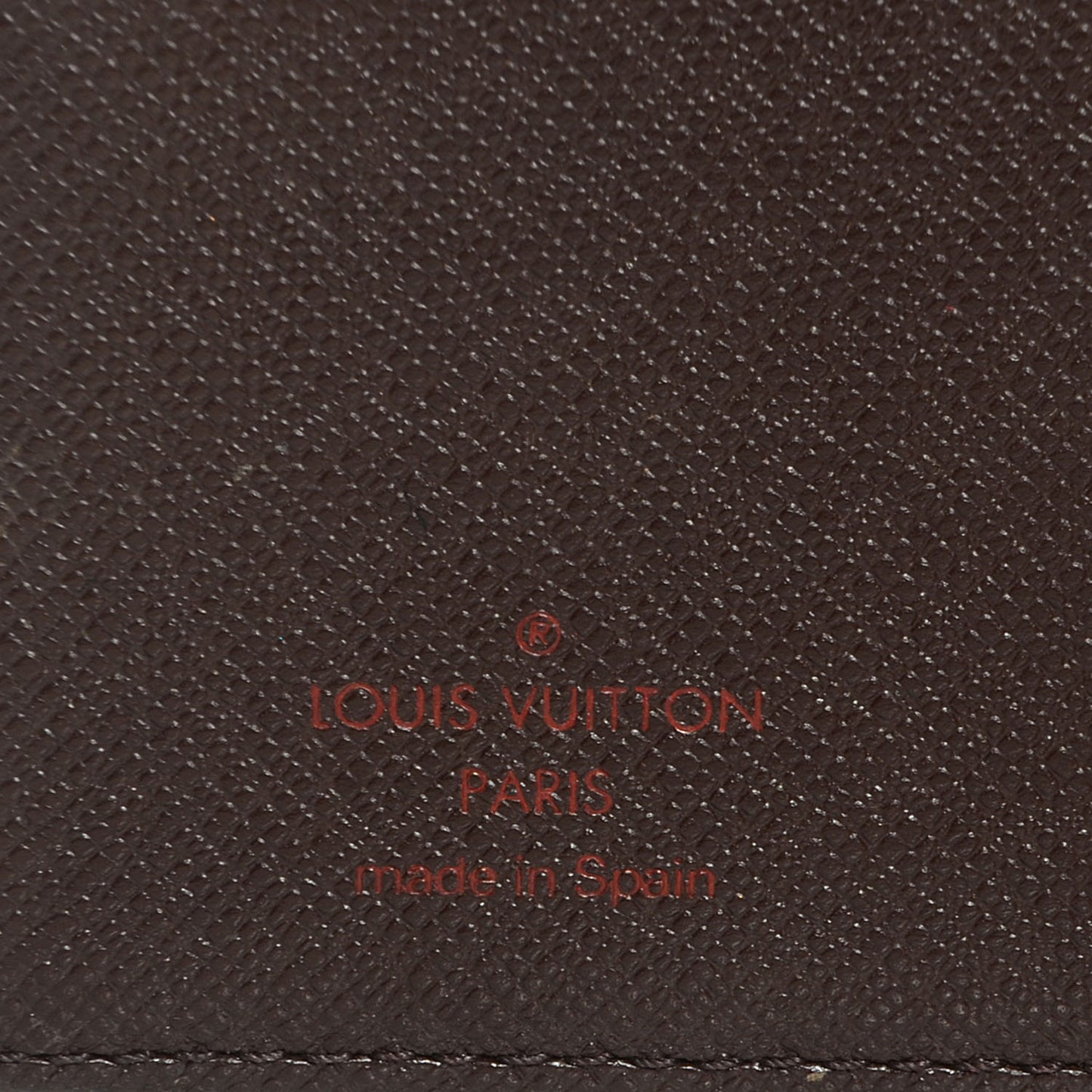 Damier Ebene Small Ring Agenda Cover