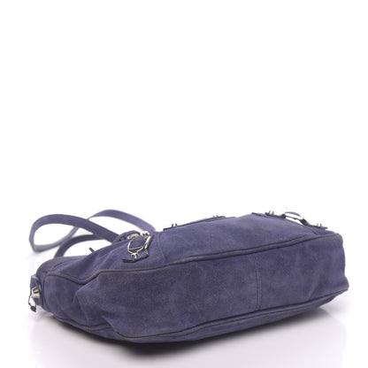 Balenciaga Baby Daim Suede Classic Hardware Hip Bleu Nuit 4 of 11