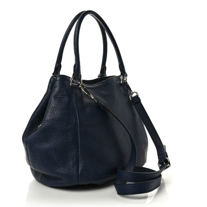 Prada Vitello Daino Satchel Baltico 3 of 10