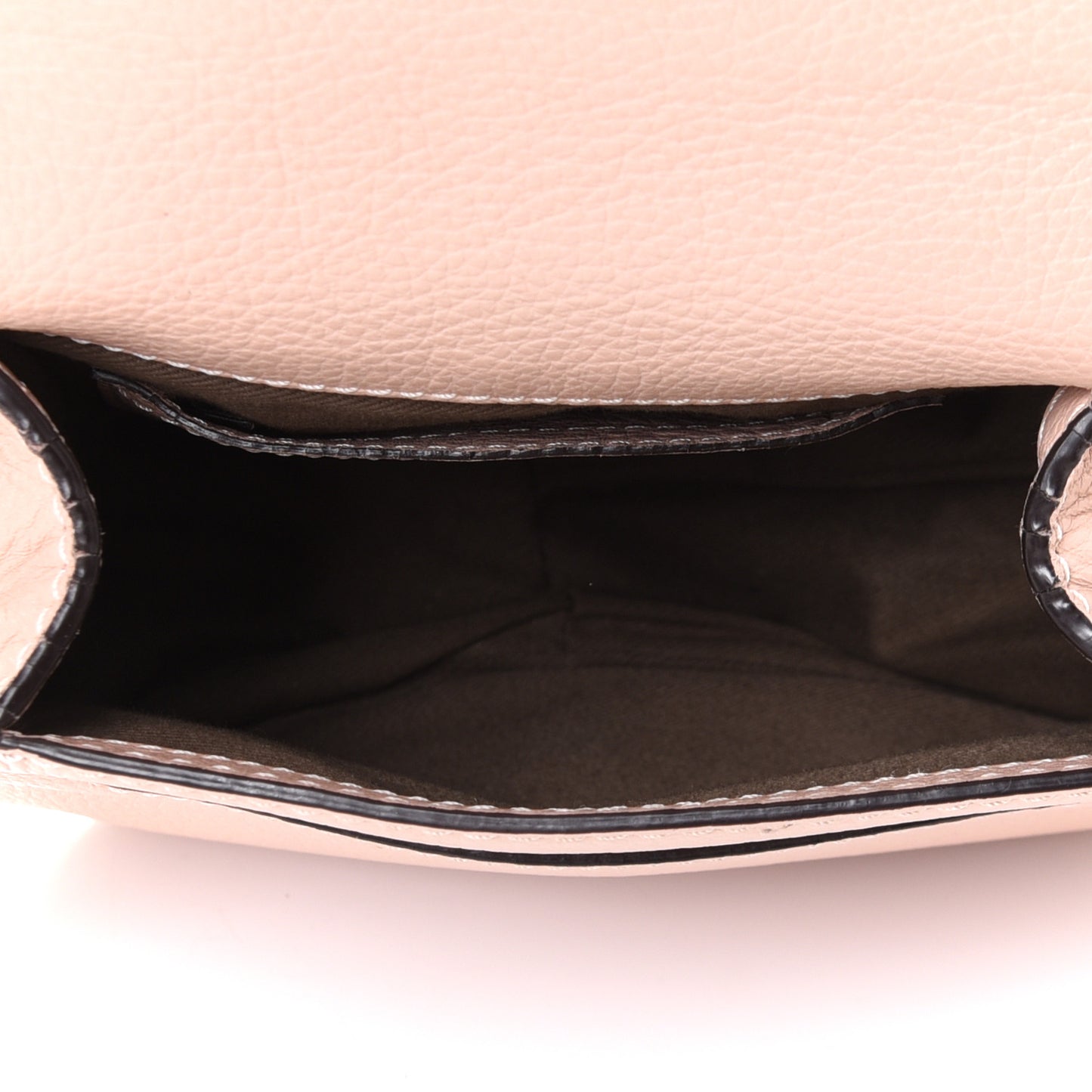 Calfskin Mini Marcie Round Crossbody Bag Blush Nude