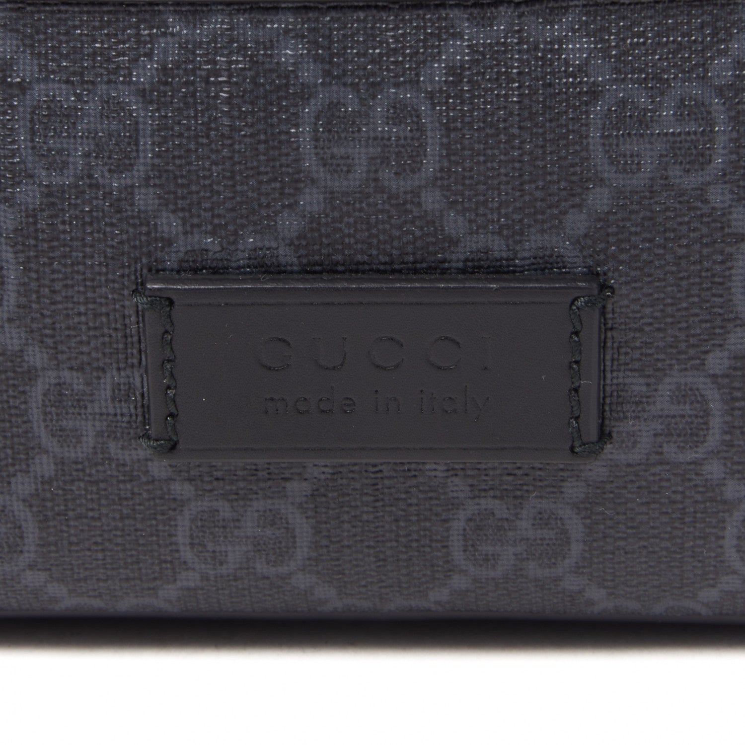 Gucci Soft GG Supreme Monogram Web Belt Bag Black Grey 6 of 8
