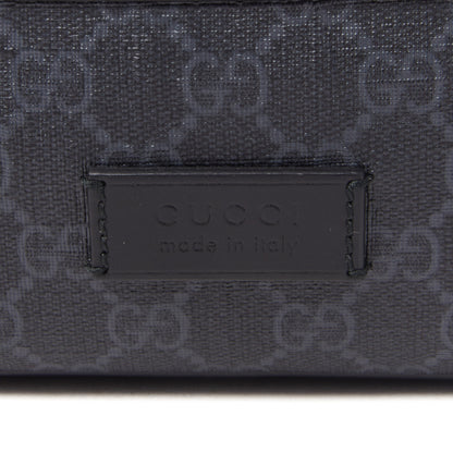 Gucci Soft GG Supreme Monogram Web Belt Bag Black Grey 6 of 8