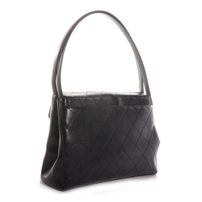 Chanel Lambskin Shoulder Flap Bag Black 3 of 8