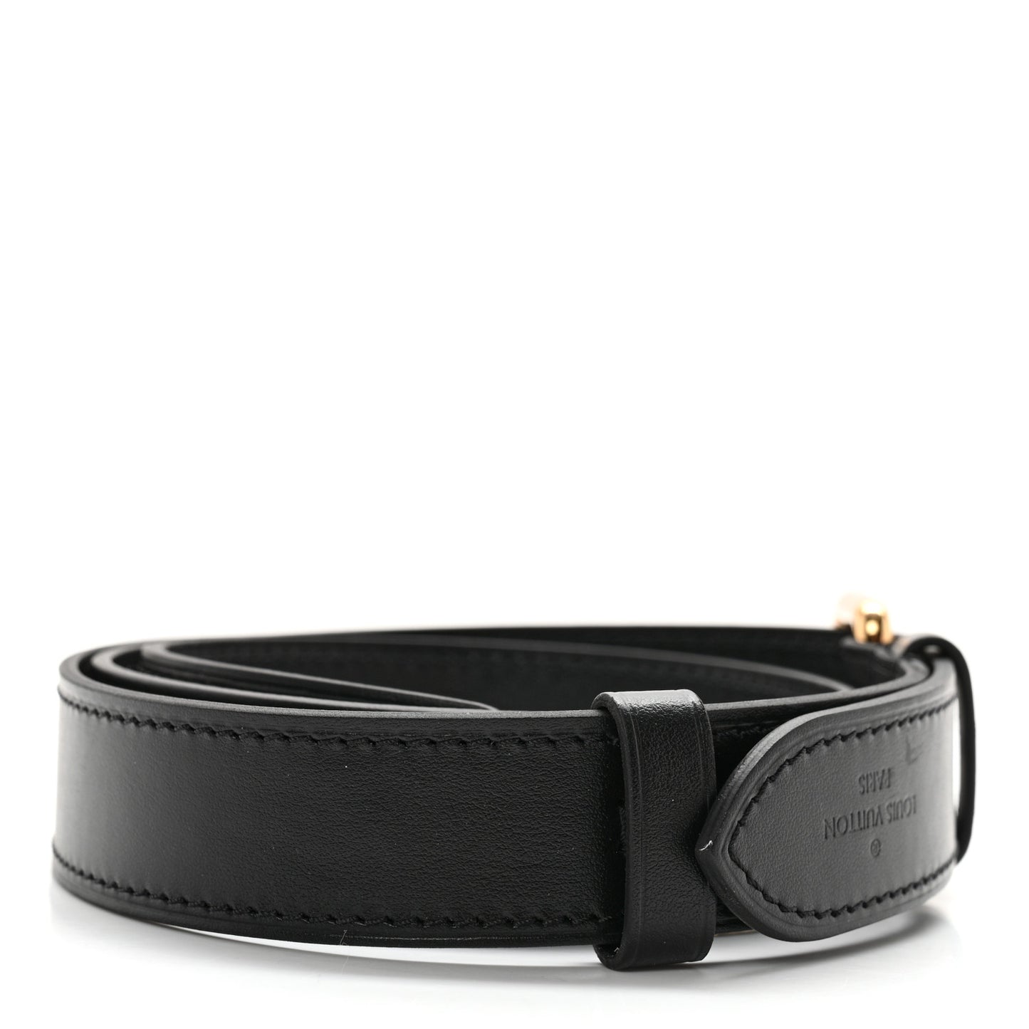 Calfskin Odeon PM Adjustable Shoulder Strap Black