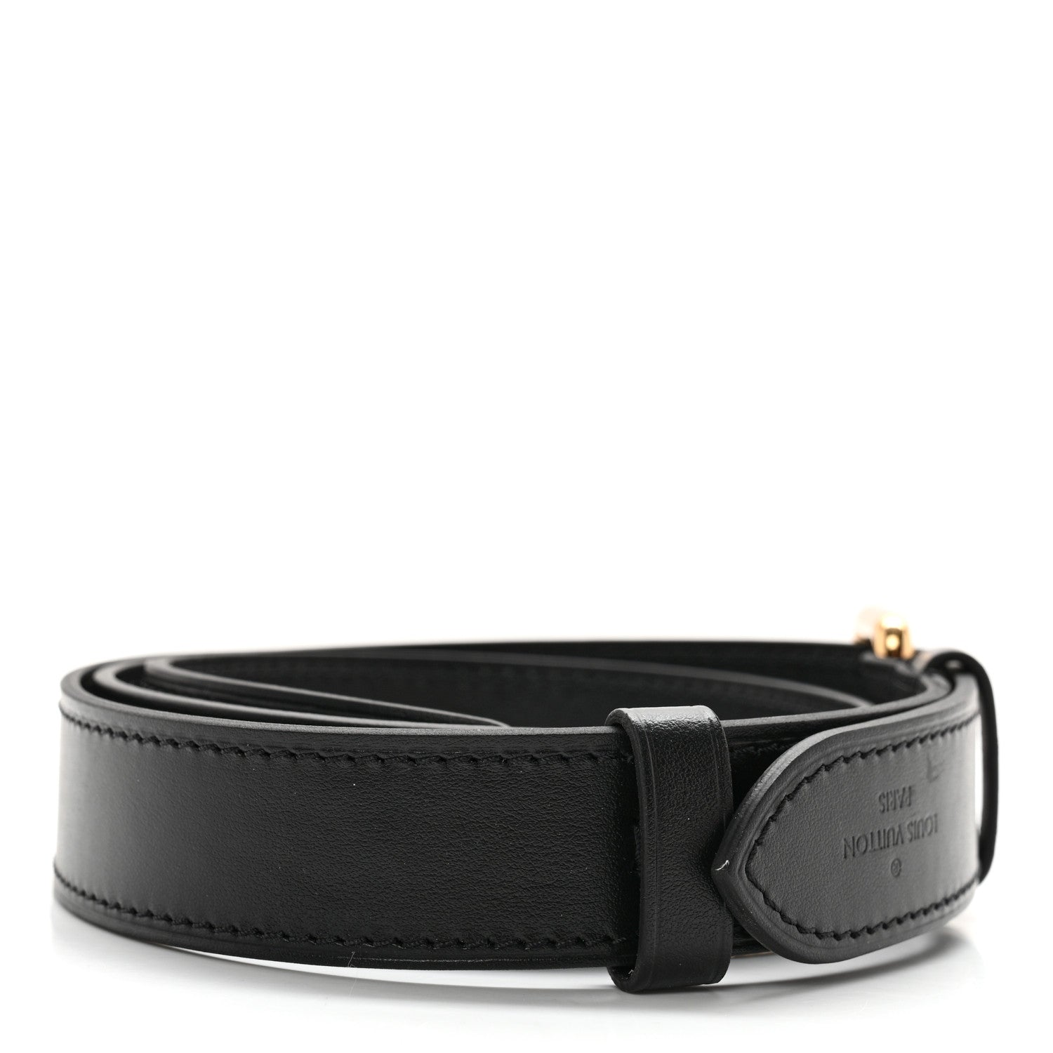 Louis Vuitton Calfskin Odeon PM Adjustable Shoulder Strap Black 2 of 8