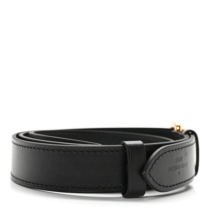 Louis Vuitton Calfskin Odeon PM Adjustable Shoulder Strap Black 2 of 8