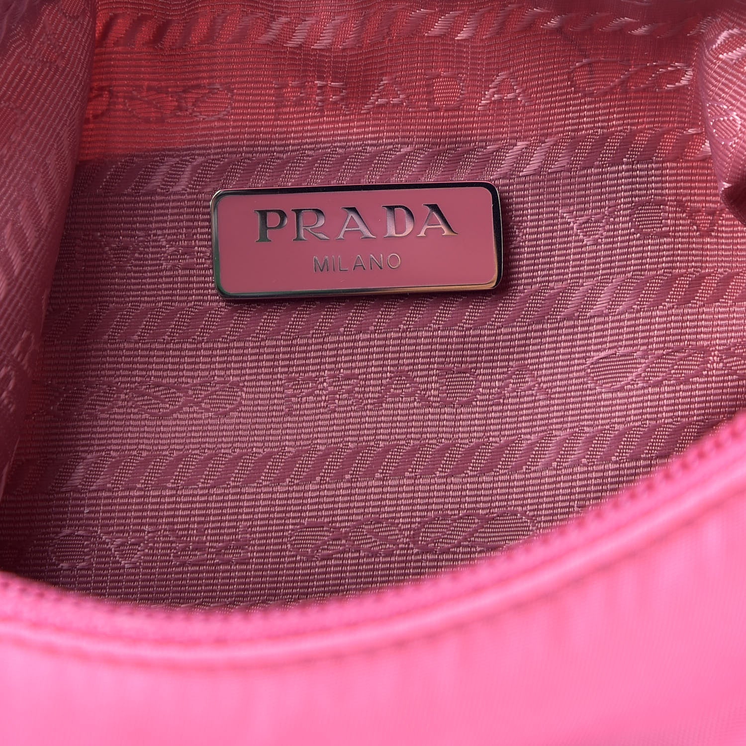 Prada Tessuto Nylon Mini Re-Edition 2000 Bag Begonia 6 of 9