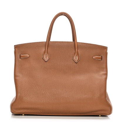 Hermes Taurillon Clemence Birkin 40 Gold 8 of 37
