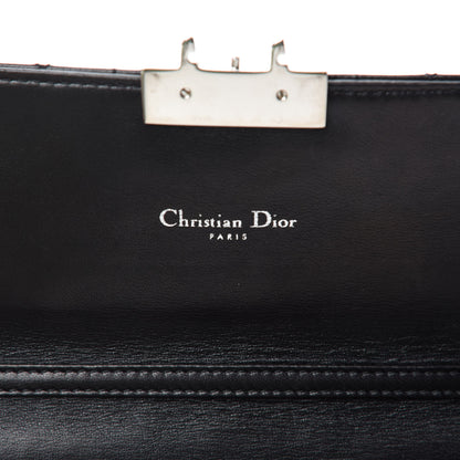 Christian Dior Lambskin Cannage Miss Dior Chain Wallet Black 10 of 12