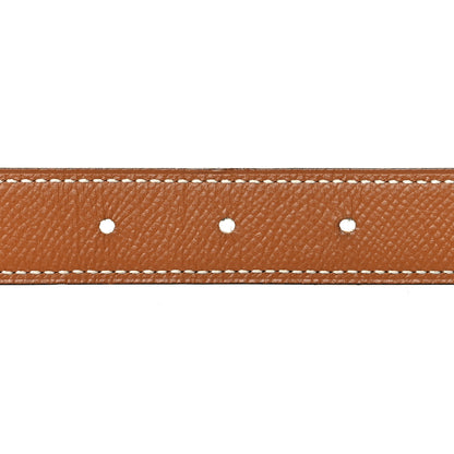 Hermes Swift Epsom 24mm Mini Constance H Belt 95 38 Black Gold 3 of 6