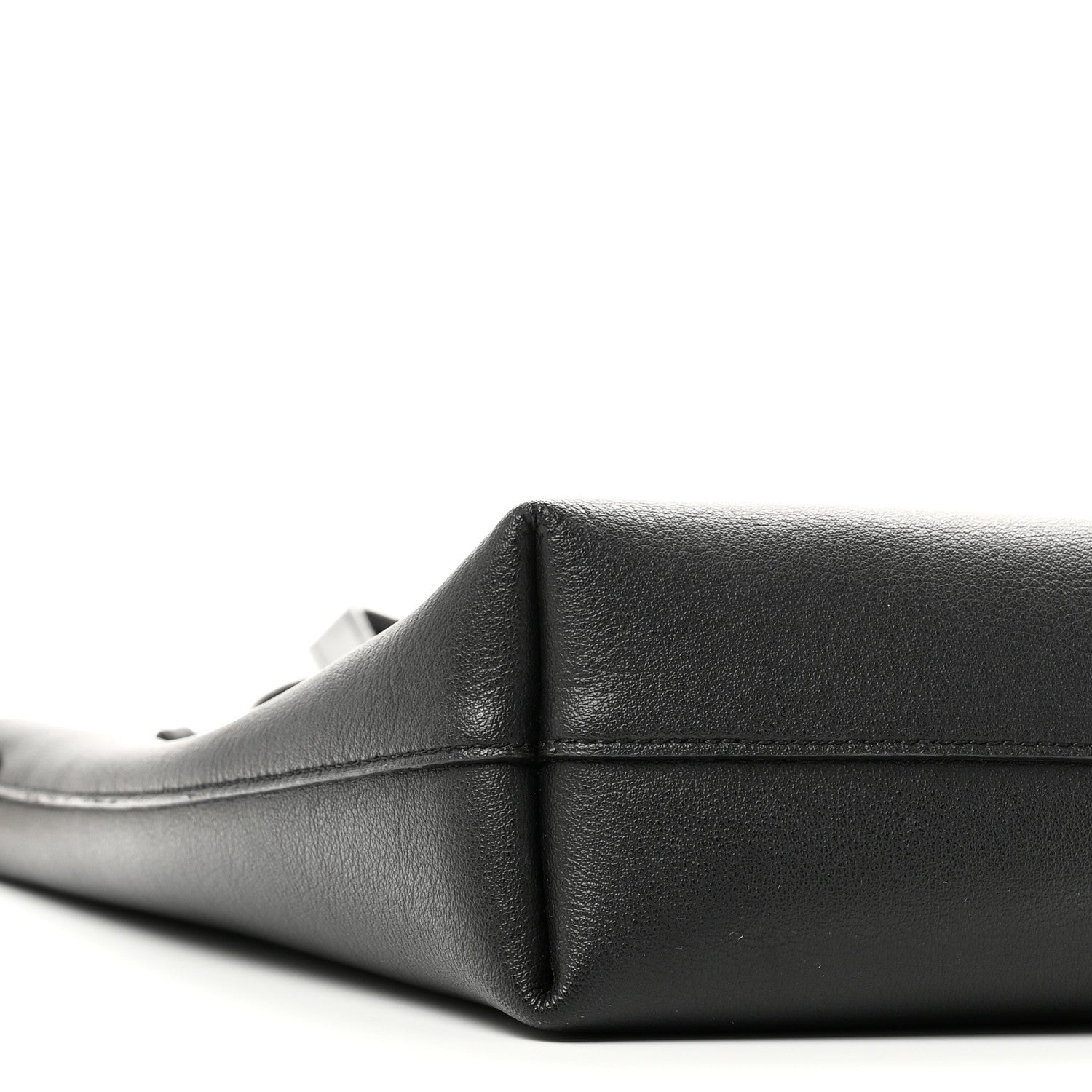Saint Laurent Calfskin Toy Shopping Tote Black 8 of 9