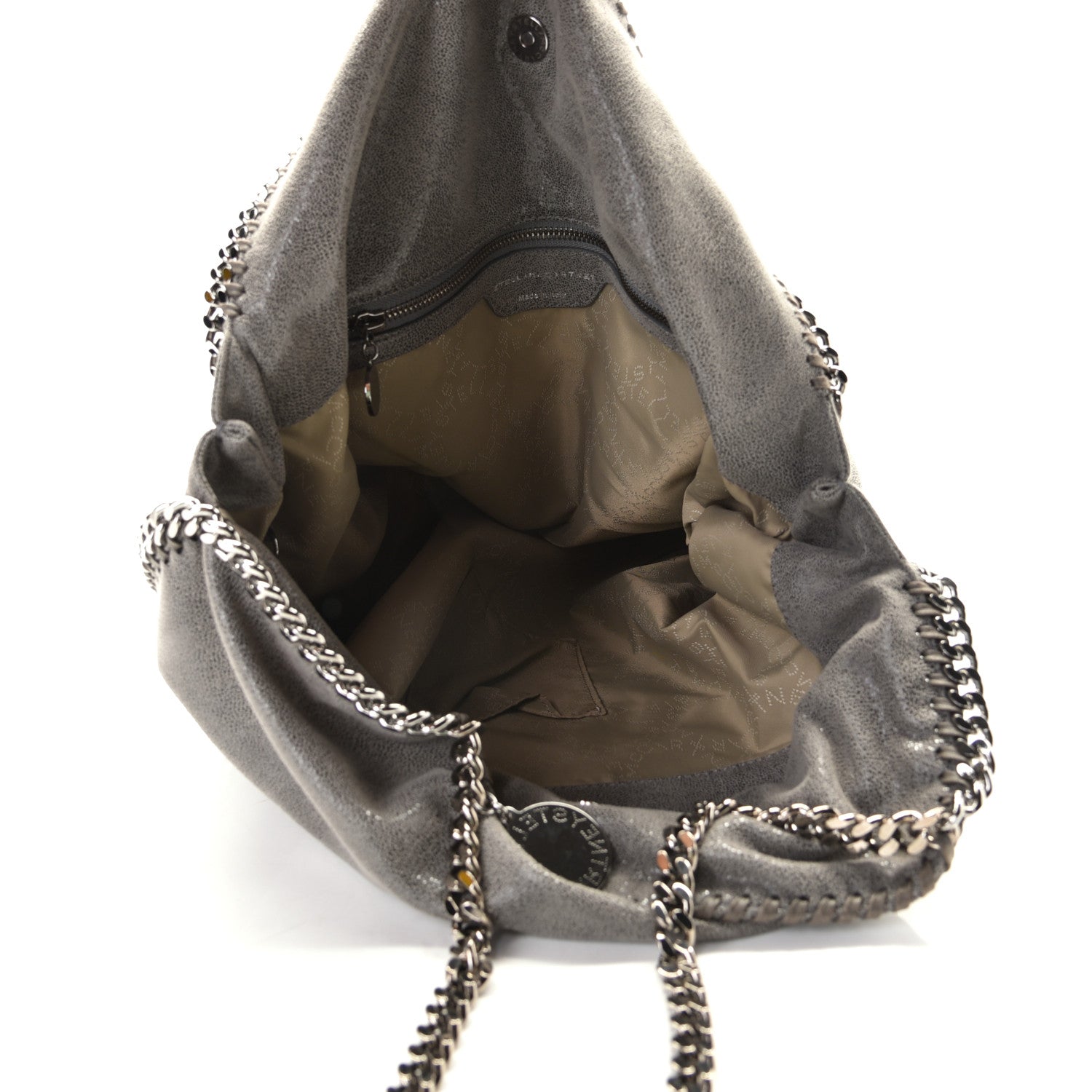 Stella McCartney Shaggy Deer Big Falabella Tote Grey 4 of 6