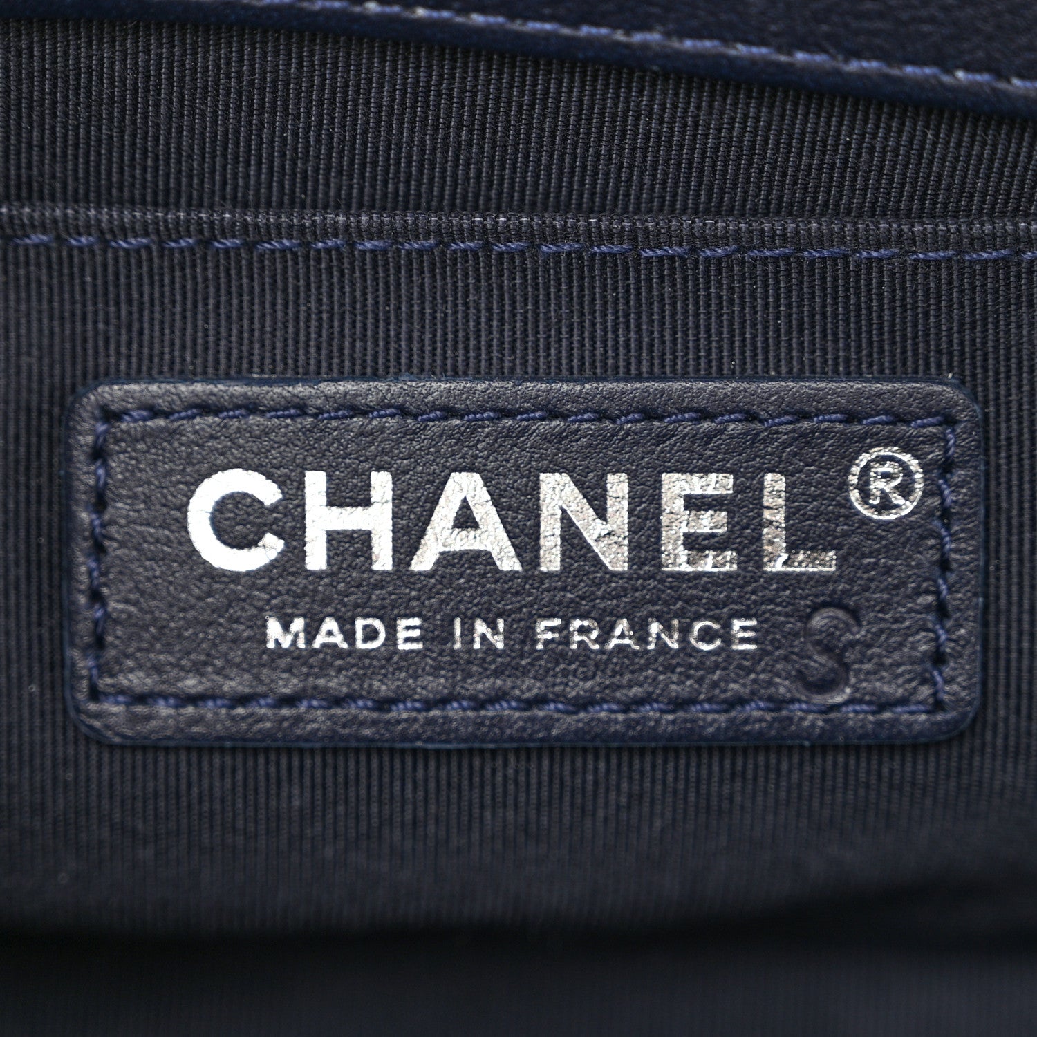 Chanel Printed Calfskin Small Boy Flap Red Blue White 6 of 10