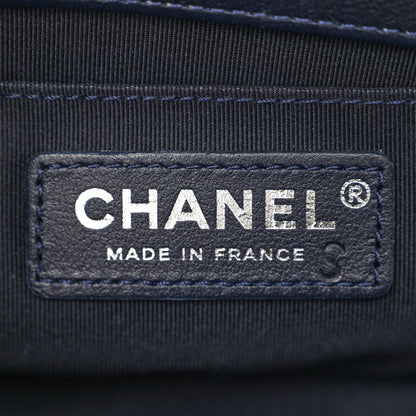Chanel Printed Calfskin Small Boy Flap Red Blue White 6 of 10