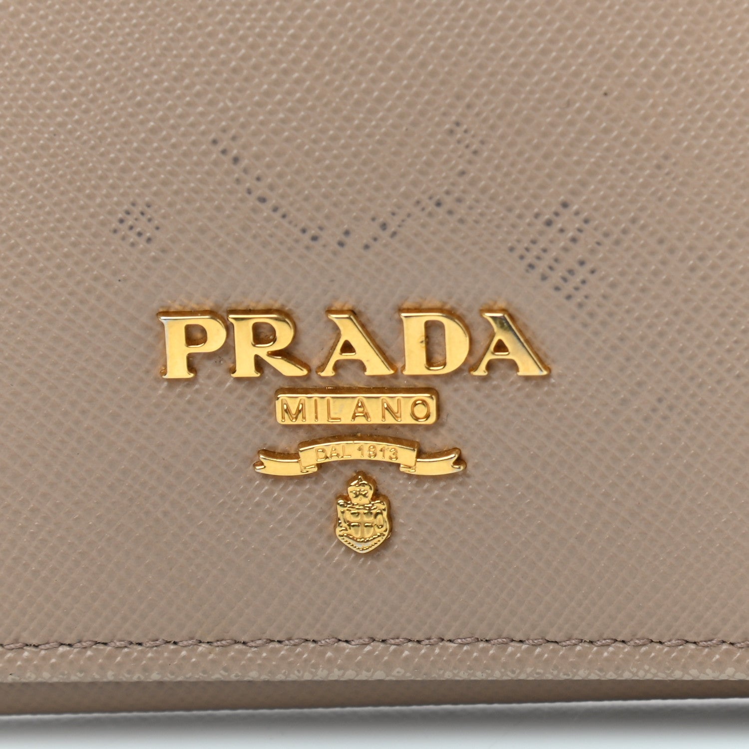Prada Saffiano Metal Continental Flap Wallet Cammeo 7 of 8